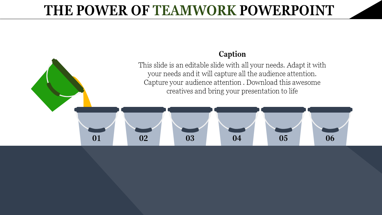 teamwork powerpoint template-THE POWER OF TEAMWORK POWERPOINT